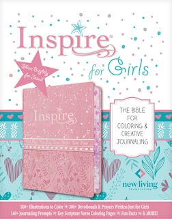 Front cover_Inspire Bible For Girls Nlt (leatherlike, Pink)