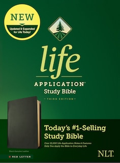 Nlt Life Application Study Bible, Third Edition (red Letter, Genuine Leather, Black)