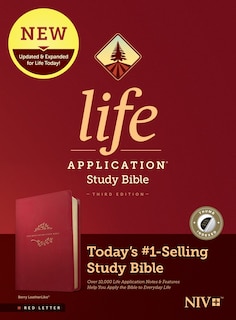 Couverture_NIV Life Application Study Bible, Third Edition (LeatherLike, Berry, Indexed, Red Letter)