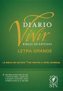 Couverture_Biblia de estudio del diario vivir NTV, letra grande (Tapa dura, Letra Roja)