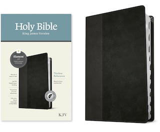 Front cover_KJV Thinline Reference Bible, Filament Enabled (LeatherLike, Black/Onyx, Indexed, Red Letter)