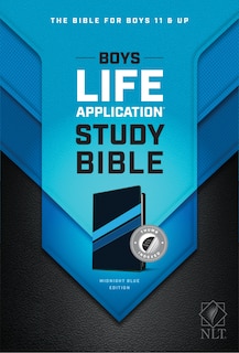 Front cover_Nlt Boys Life Application Study Bible, Tutone (leatherlike, Midnight Blue, Indexed)