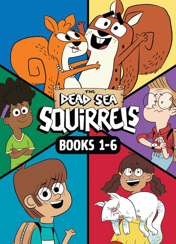 Front cover_The Dead Sea Squirrels Set Books 1-6: Squirreled Away / Boy Meets Squirrels / Nutty Study Buddies / Squirrelnapped! / Tree-mendous Trouble / Whirly Squirrelies