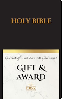 Front cover_NRSV Updated Edition Gift & Award Bible (Imitation Leather, Black)