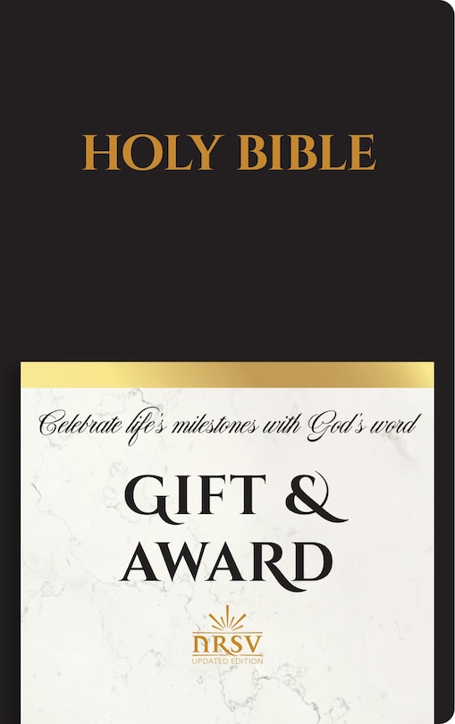 NRSV Updated Edition Gift & Award Bible (Imitation Leather, Black)