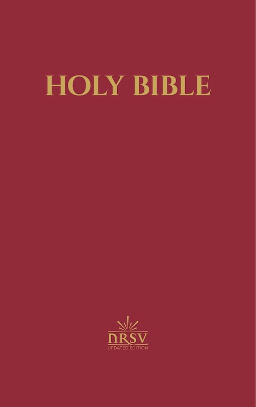 Front cover_NRSV Updated Edition Pew Bible (Hardcover, Burgundy)