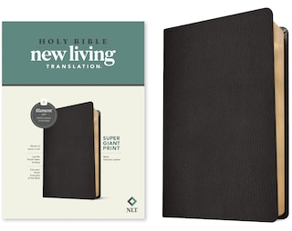 Front cover_NLT Super Giant Print Bible, Filament Enabled (Genuine Leather, Black, Red Letter)
