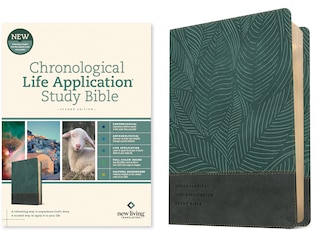 Front cover_NLT Chronological Life Application Study Bible, Second Edition (Leatherlike, Palm Forest Teal)
