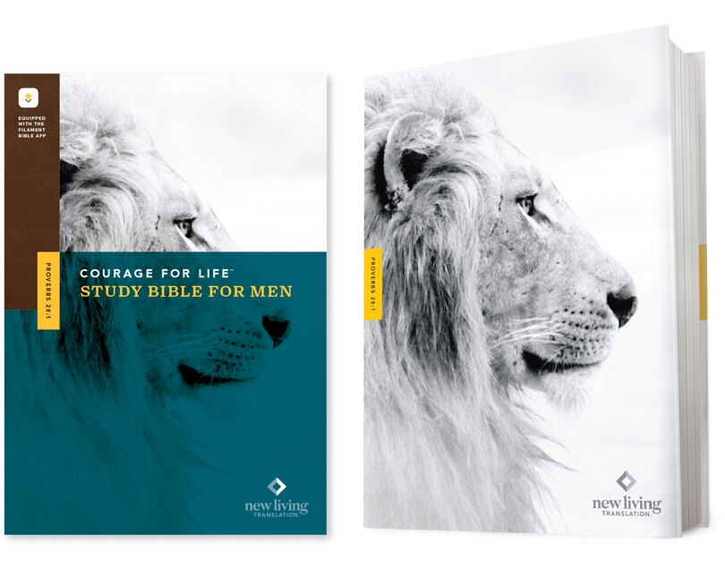 Couverture_NLT Courage for Life Study Bible for Men, Filament Enabled (Hardcover)