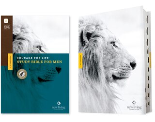 Front cover_NLT Courage for Life Study Bible for Men, Filament Enabled (Hardcover, Indexed)