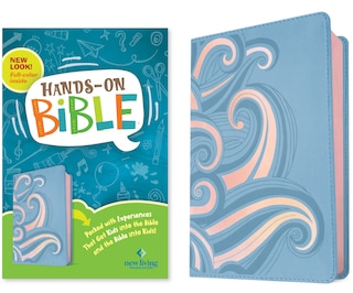 Couverture_NLT Hands-On Bible, Third Edition (Leatherlike, Periwinkle Pink Waves)