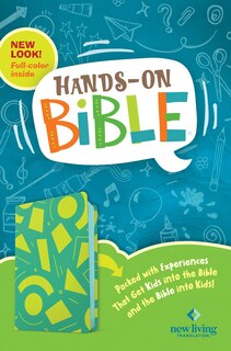 Couverture_NLT Hands-On Bible, Third Edition (Leatherlike, Green Lines and Shapes)