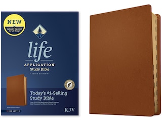 Couverture_KJV Life Application Study Bible, Third Edition (Genuine Leather, Brown, Indexed, Red Letter)