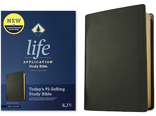 Front cover_KJV Life Application Study Bible, Third Edition (Genuine Leather, Black, Red Letter)