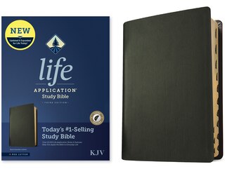 Couverture_KJV Life Application Study Bible, Third Edition (Genuine Leather, Black, Indexed, Red Letter)