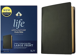 Couverture_KJV Life Application Study Bible, Third Edition, Large Print (Genuine Leather, Black, Red Letter)