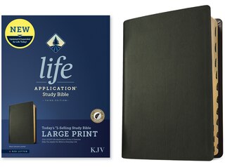 Front cover_KJV Life Application Study Bible, Third Edition, Large Print (Genuine Leather, Black, Indexed, Red Letter)