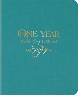Couverture_The One Year Bible Expressions NLT (Leatherlike, Tidewater Teal)