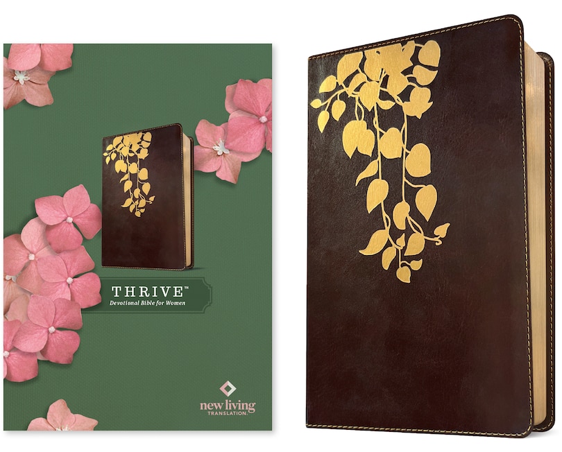 Couverture_NLT Thrive Devotional Bible for Women (Leatherlike, Cascade Deep Brown)