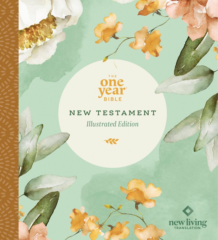 Front cover_The One Year Bible New Testament: NLT (Softcover, Floral Paradise)