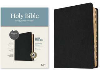 Front cover_KJV Wide Margin Bible, Filament Enabled (Genuine Leather, Black, Indexed, Red Letter)