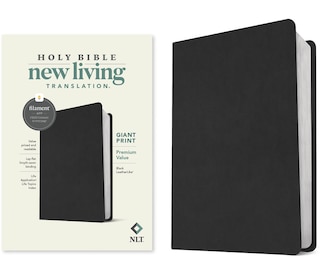 Couverture_NLT Giant Print Premium Value Bible, Filament Enabled (Leatherlike, Black)