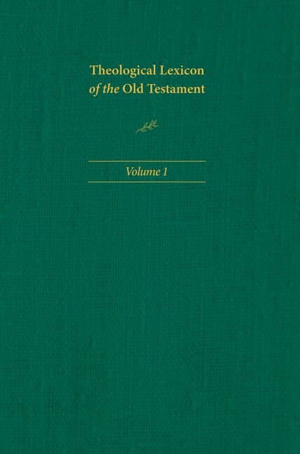 Front cover_Theological Lexicon of the Old Testament: Volume 1
