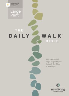 Front cover_The Daily Walk Bible Large Print Nlt, Filament Enabled (Softcover)