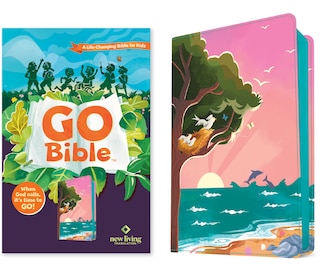 Couverture_NLT Go Bible for Kids  (LeatherLike, Beach Sunrise)