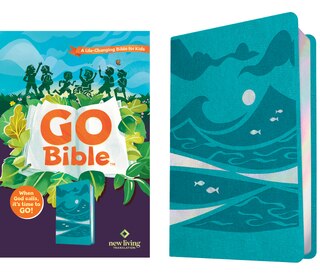 Couverture_NLT Go Bible for Kids  (LeatherLike, Teal Ocean)