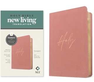 Couverture_NLT Compact Bible, Filament Enabled (Leatherlike, Holy Dusty Pink, Red Letter)