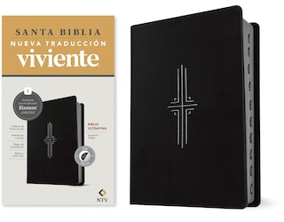 Couverture_Biblia Ultrafina Ntv, Con Filament (Sentipiel, Negro, Índice, Letra Roja)