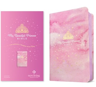 Couverture_My Beautiful Princess Bible NLT (Leatherlike, Pink Sparkles)