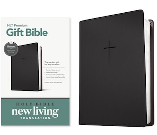 Front cover_Premium Gift Bible Nlt, Filament Enabled (Leatherlike, Classic Black, Red Letter)