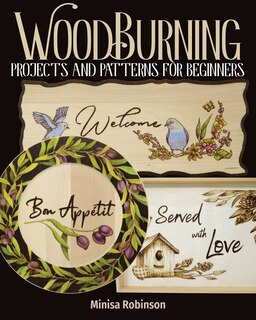 Front cover_Woodburning Projects And Patterns For Beginners