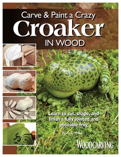 Front cover_Carve & Paint A Crazy Croaker In Wood