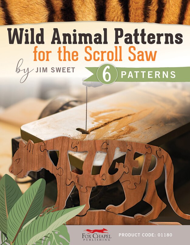 Front cover_Wild Animal Patterns For The Scroll Saw