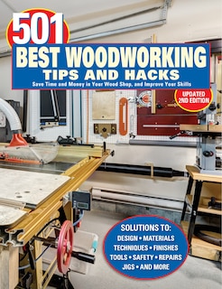 Front cover_501 Best Woodworking Tips and Hacks
