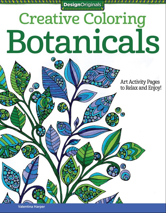 Front cover_Creative Coloring Botanicals