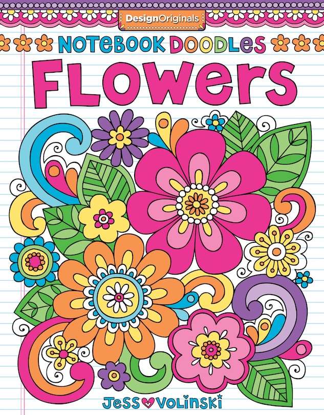Front cover_Notebook Doodles Flowers