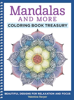 Front cover_Mandalas and More Coloring Book Treasury