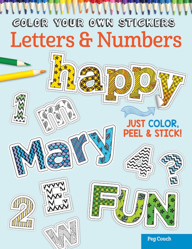 Front cover_Color Your Own Stickers Letters & Numbers