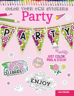 Front cover_Color Your Own Stickers Party