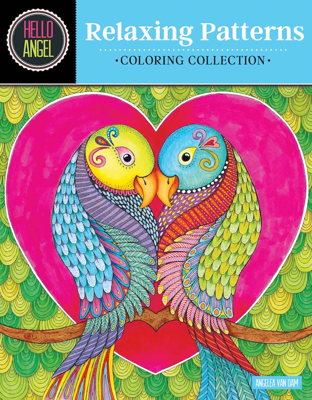 Couverture_Hello Angel Relaxing Patterns Coloring Collection