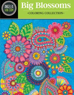 Front cover_Hello Angel Big Beautiful Blossoms Coloring Collection