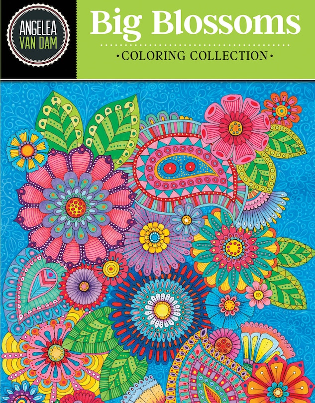Front cover_Hello Angel Big Beautiful Blossoms Coloring Collection