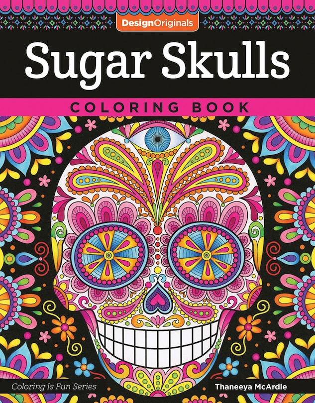 Front cover_Sugar Skulls Coloring Book