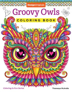 Groovy Owls Coloring Book