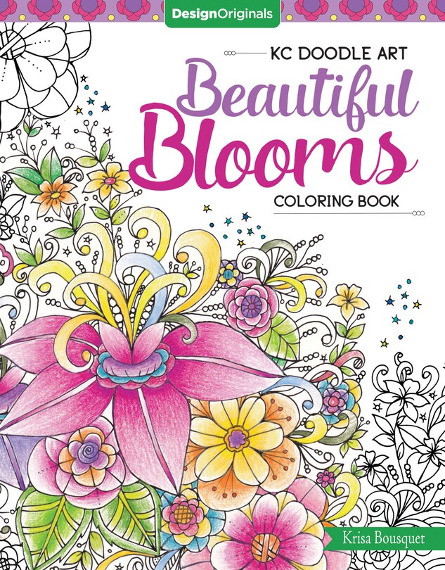 Front cover_Kc Doodle Art Beautiful Blooms Coloring Book
