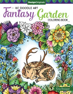 Front cover_Kc Doodle Art Fantasy Garden Coloring Book